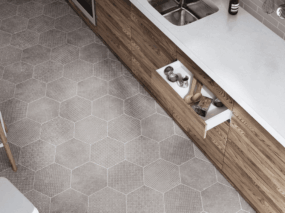 Hexagon fliser