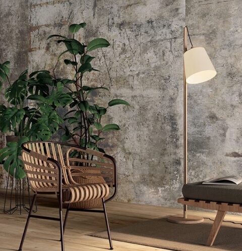 Metal look fliser med meget farvevariation
