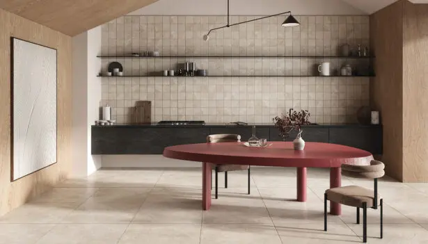Sten Look Fliser Glamstone Sand Miljoe Gulvklinker Vaegfliser HL Keramik
