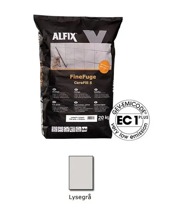 Alfix Finefuge Cerafill5 Lysegraa HL Keramik