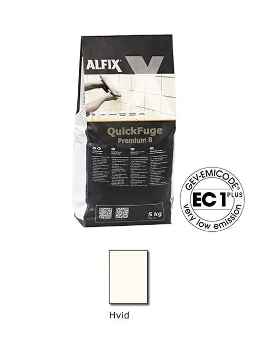 Alfix Quickfuge Premium 8 Hvid HL Keramik