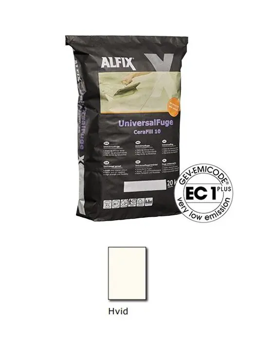 Alfix Universalfuge Cerafill 10 Hvid HL Keramik