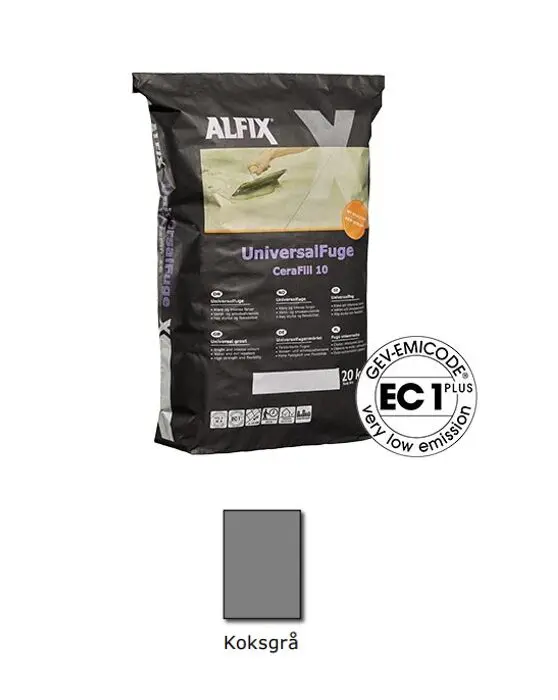 Alfix Universalfuge Cerafill 10 Koksgraa HL Keramik