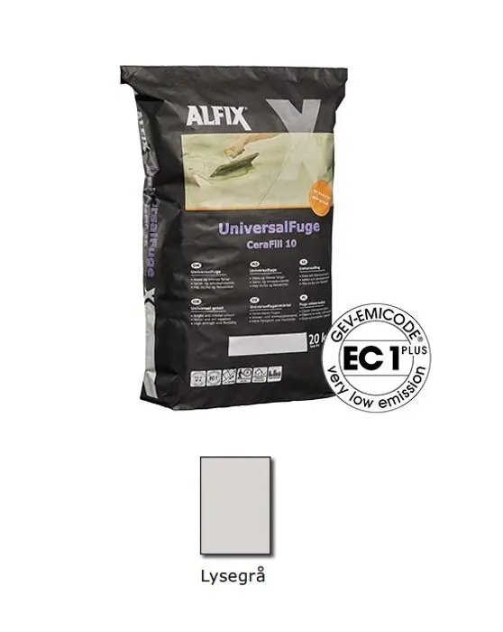 Alfix Universalfuge Cerafill 10 Lysegraa HL Keramik