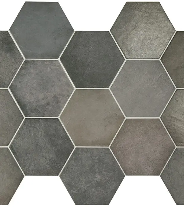 Hexagonfliser Heritage Carbon HL Keramik