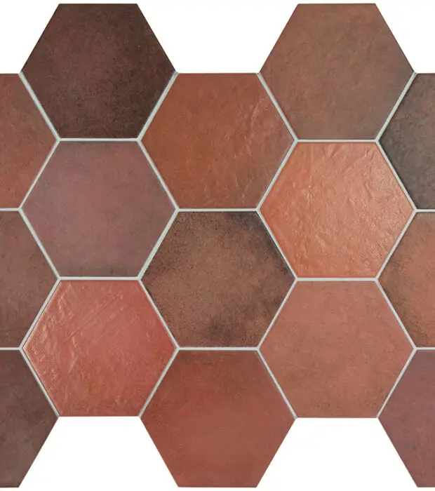 Hexagonfliser Heritage Wine HL Keramik