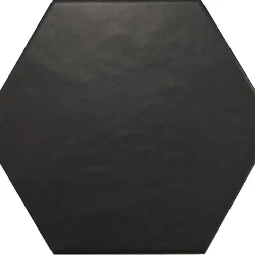 Hexagonfliser Hexatile Mate Negro HL Keramik