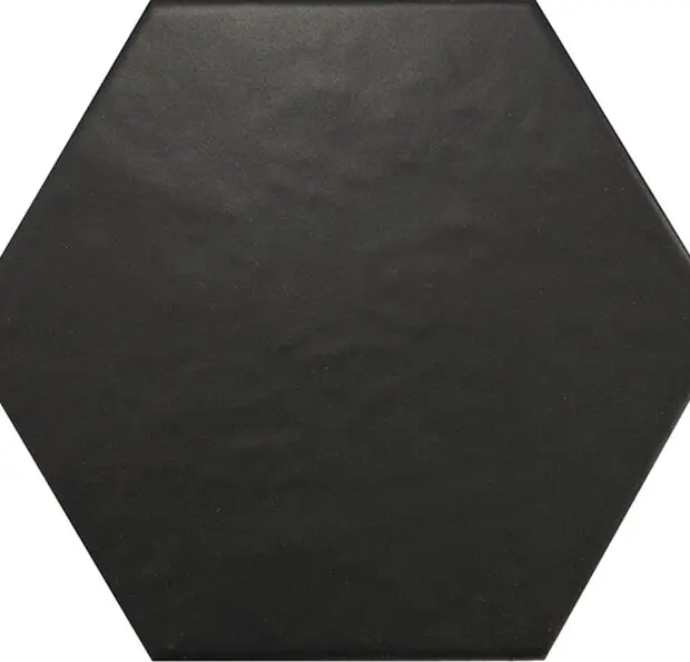 Hexagonfliser Hexatile Mate Negro HL Keramik