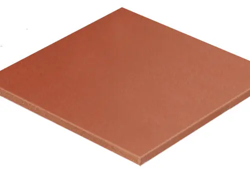 Uglaseret rød teglklinke Terra Patrician Red i 24×24 cm fra HL Keramik