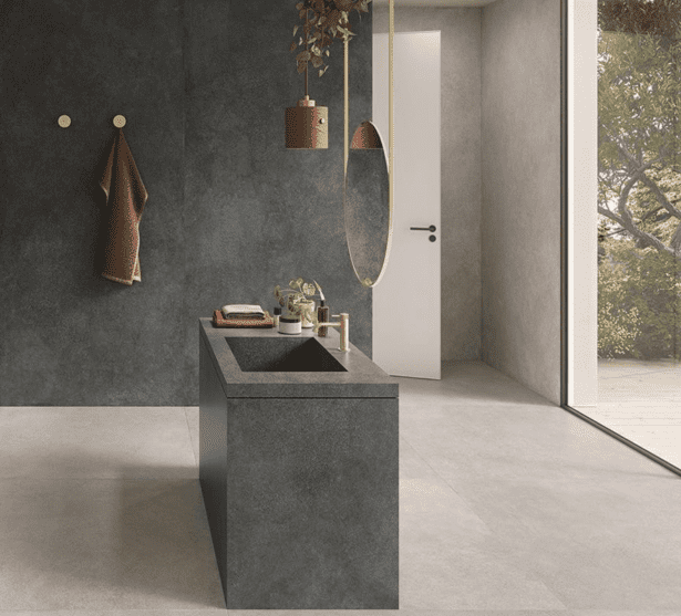 Beton Look Fliser Lazio Sand Miljoe Gulvfliser Vaegfliser Hl Keramik
