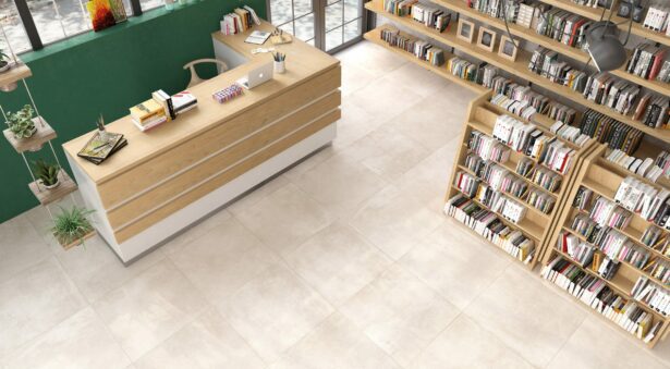 Beton Look Fliser Volcano Beige Miljoe Gulvfliser Vaegfliser Hl Keramik