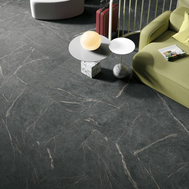 Terrazzo Fliser Soap Stone Black Miljoe Vaegfliser Gulvfliser Hl Keramik