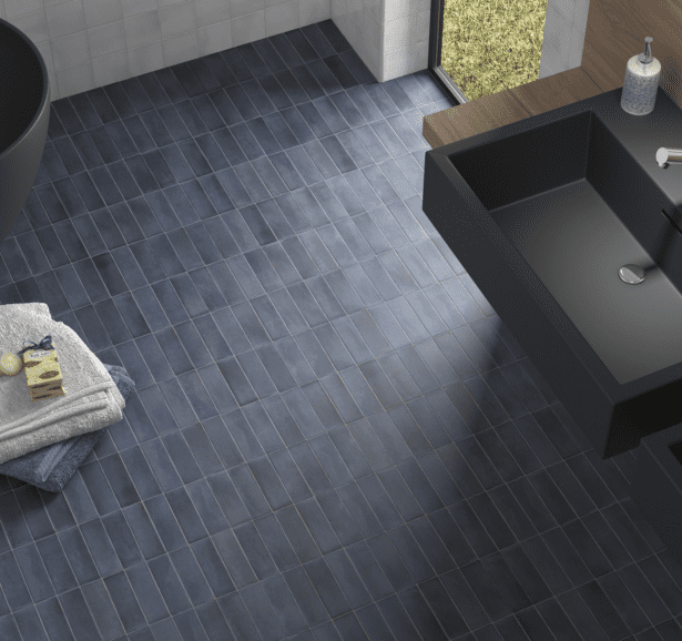 Vaegfliser Coco Blue Night Matt 5x15 Miljoe Hl Keramik