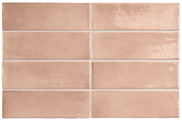 Coco Gloss - Sildebensfliser - Vægfliser – Orchard Pink