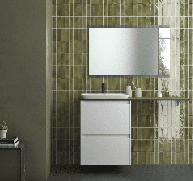 Vaegfliser Coco Verd Gloss 5x15 Miljoe Hl Keramik