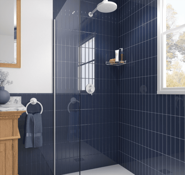 Vaegfliser Costa Nova Banyan Blue Gloss 5x20 Miljoe Hl Keramik