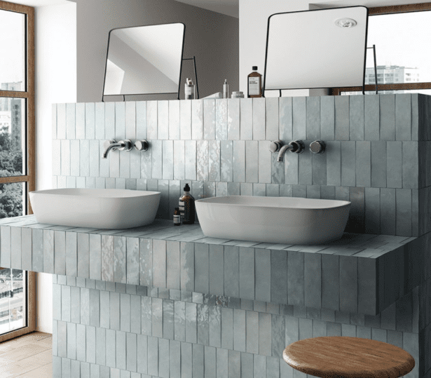 Sildebensfliser Vaegfliser Artisan Aqua HL Keramik