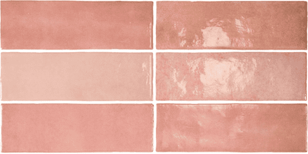Artisan Rectangle - Sildebensfliser - Vægfliser – Rose Mallow