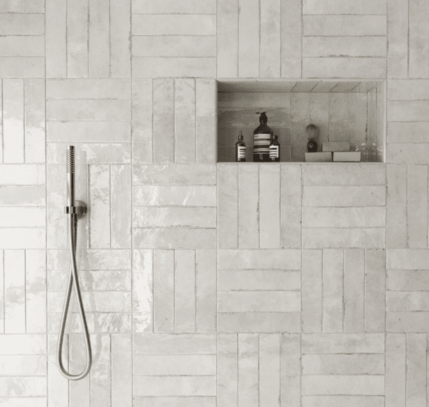 Vaegfliser Tribeca Oatmeal Gloss 6x246 Miljoe Hl Keramik