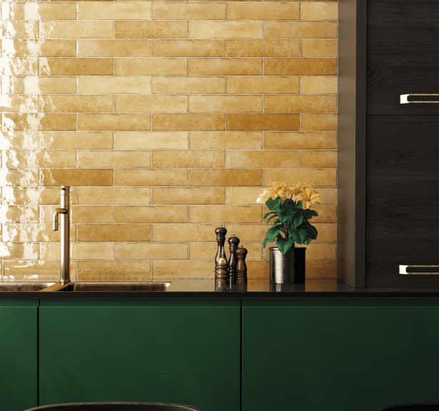 Vaegfliser Tribeca Pollen Gloss 6x246 Miljoe Hl Keramik