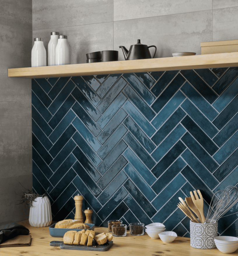 My Art - Sildebensfliser - Vægfliser - HL Keramik Vaegfliser My Art Blue Gazzini Miljø HL Keramik