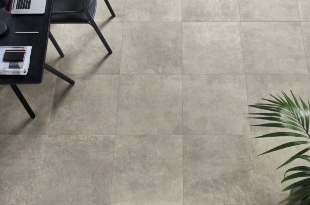 Beton Look Fliser Flow Taupe Gazzini Miljø Gulvfliser Vaegfliser HL Keramik