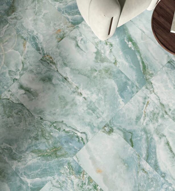 Marmor Look Fliser Glamour Onice Green HL Keramik