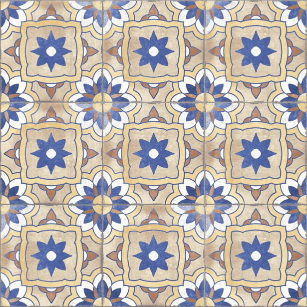 Marokkanske Fliser Caribbean Aruba Batik HL Keramik