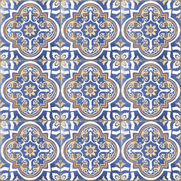 Marokkanske Fliser Caribbean Bermuda Batik HL Keramik
