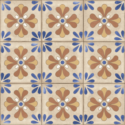 Marokkanske Fliser Caribbean Grenada Batik HL Keramik