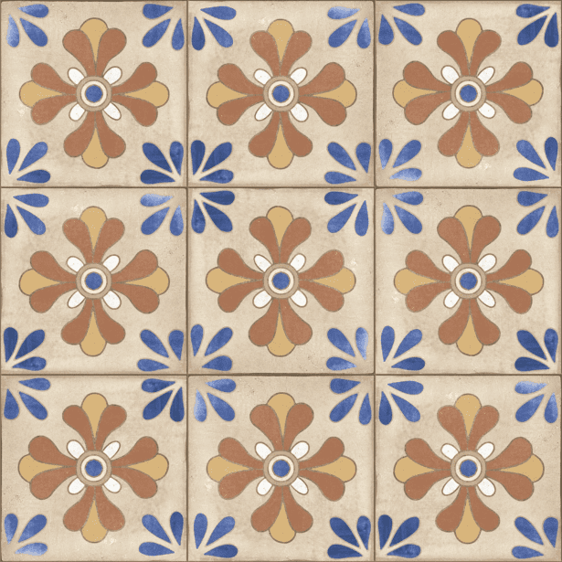 Marokkanske Fliser Caribbean Grenada Batik HL Keramik