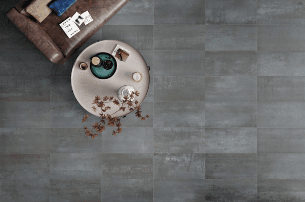 Metal Look Fliser Platform Blue Gulvfliser Vaegfliser Miljoe Hl Keramik