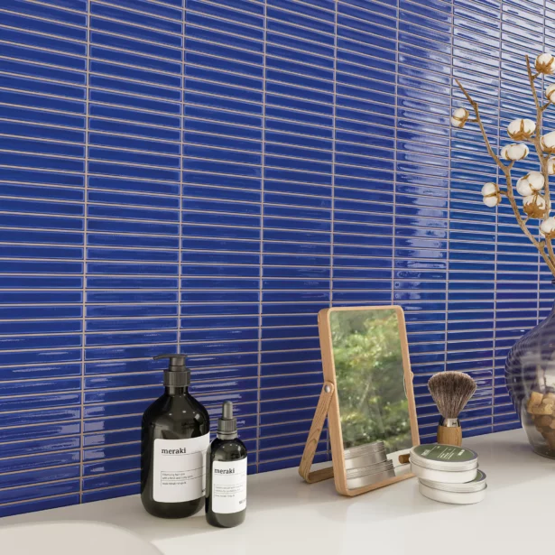 Mosaik Vaegfliser Sweatbars Indigo Glossy WOW HL Keramik