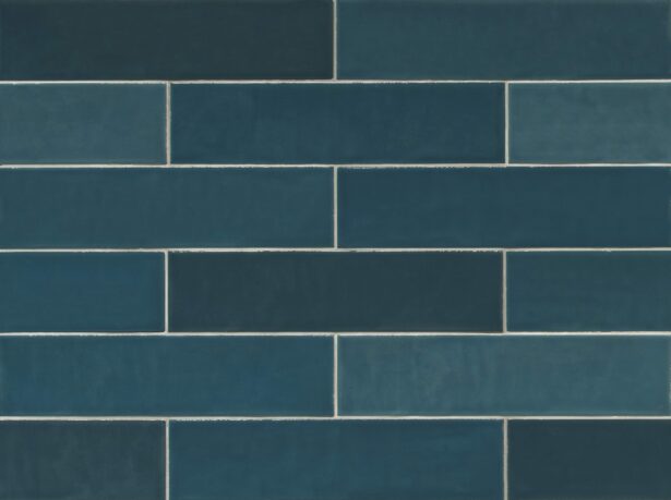 Color Art Brick - Sildebensfliser - Vægfliser – Blue