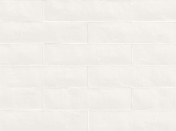 Color Art Brick - Sildebensfliser - Vægfliser – White