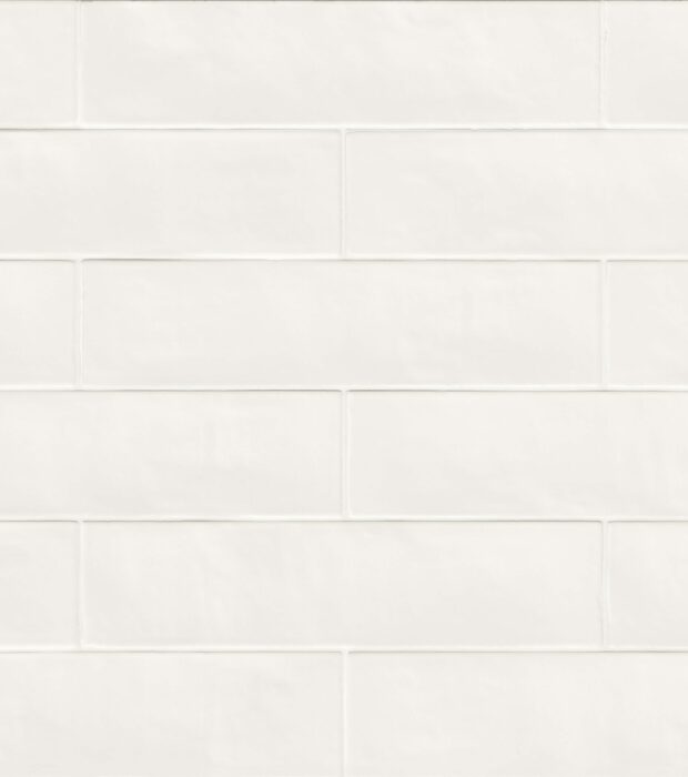 Sildebensfliser Vaegfliser Colour Art White 6x25 Gazzini HL Keramik