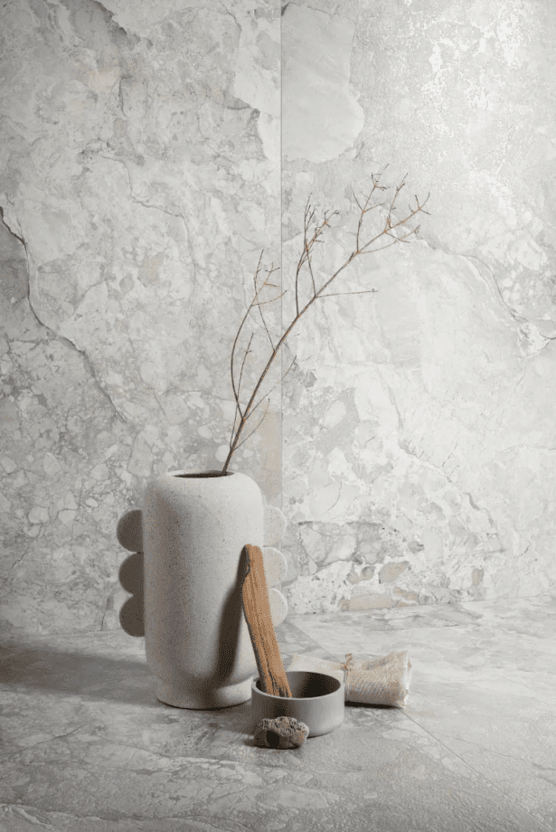 Sten Look Fliser Angel Heart White Botega Miljø HL Keramik