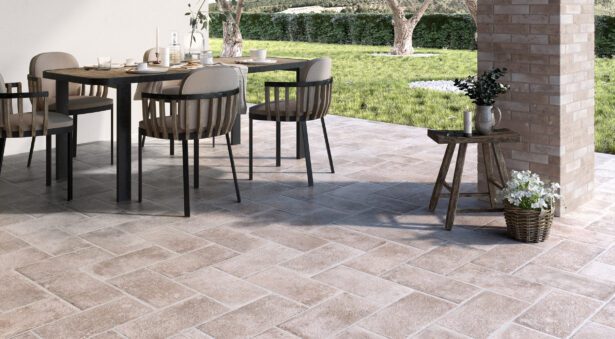 Terracotta Fliser Tuscany Vernaccia Miljø Rondine HL Keramik