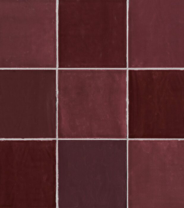 Vaegfliser Colour Art Burgundy 12.5x12.5 Gazzini HL Keramik