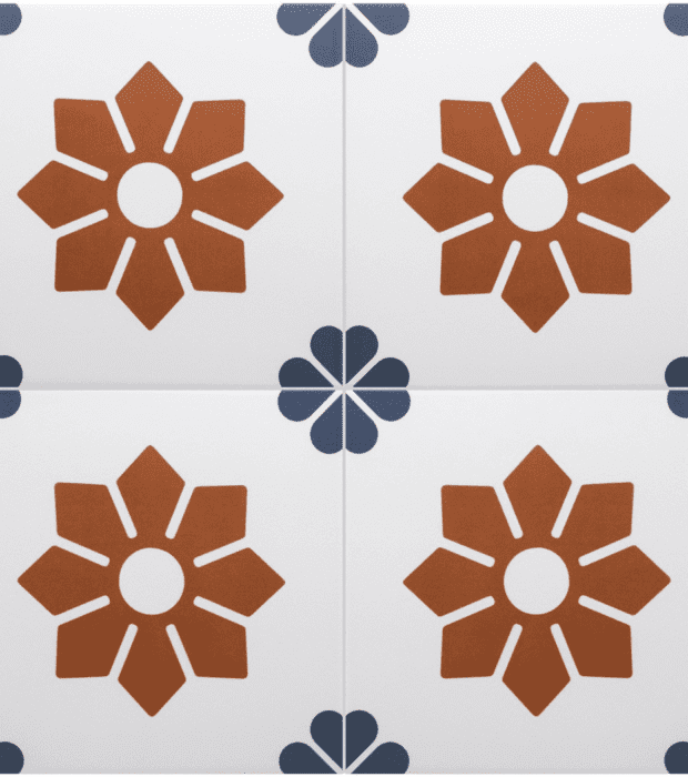 Vaegfliser Rivoli Fiore 20x20 Hl Keramik