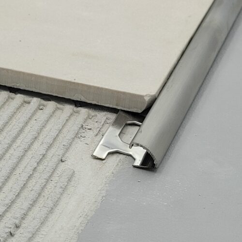 Afslutningsprofil til fliser boerstet staal kvart