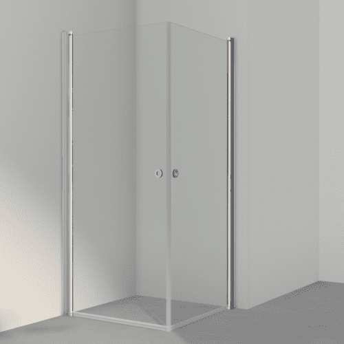 Bruseloesning-Linc-Angel-INR-Boerstet-Alu-Klar-Glas-Uden-Pile-HL-Keramik Bruseloesning Brusekabine Klar Glas Boerstet Alu HL Keramik