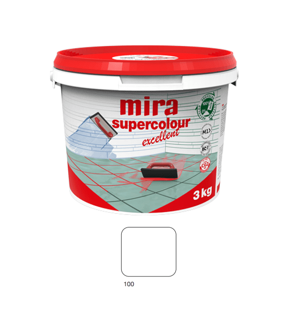 Mira Supercolour Excellent 100 - 3 kg - Fugemasse til fliser