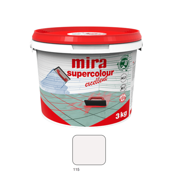 Mira Supercolour Excellent 115 - 3 kg - Fugemasse til fliser