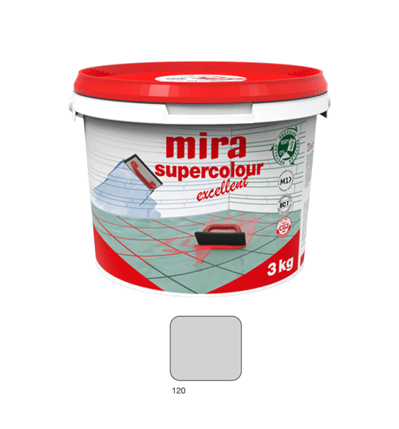 Mira Supercolour Excellent 120 - 3 kg - Fugemasse til fliser