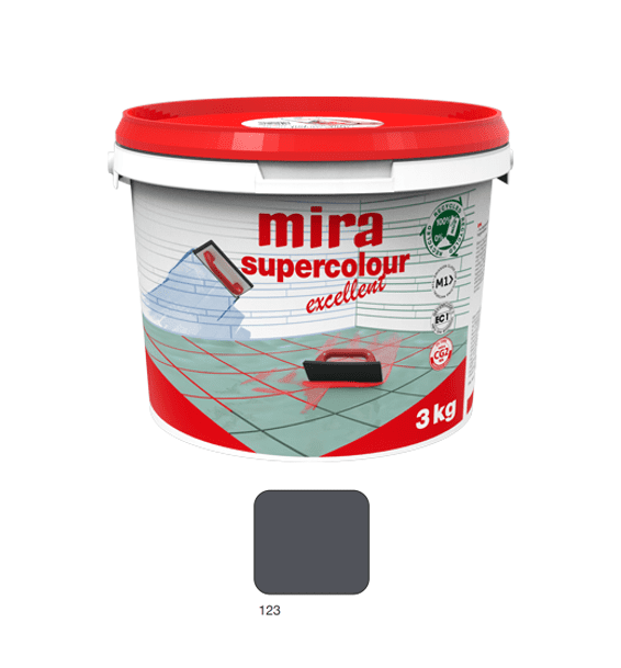 Mira Supercolour Excellent 123 - 3 kg - Fugemasse til fliser