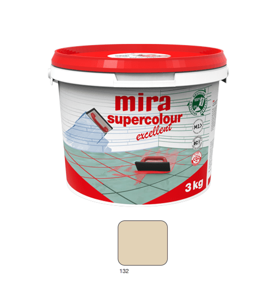 Mira Supercolour Excellent 132 - 3 kg - Fugemasse til fliser