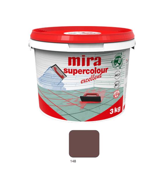 Mira Supercolour Excellent 148 - 3 kg - Fugemasse til fliser