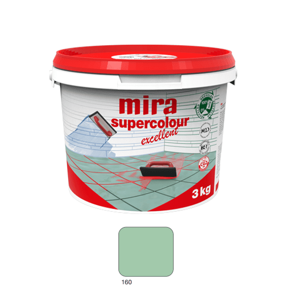 Mira Supercolour Excellent 160 - 3 kg - Fugemasse til fliser