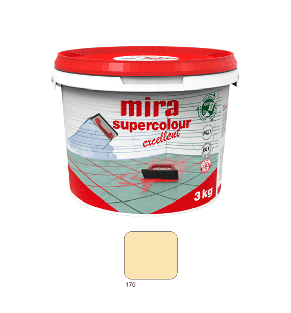 Mira Supercolour Excellent 170 - 3 kg - Fugemasse til fliser